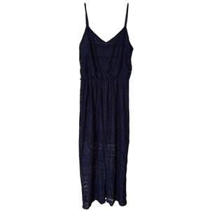 REPOSHED Vince Camuto Navy Maxi Dress